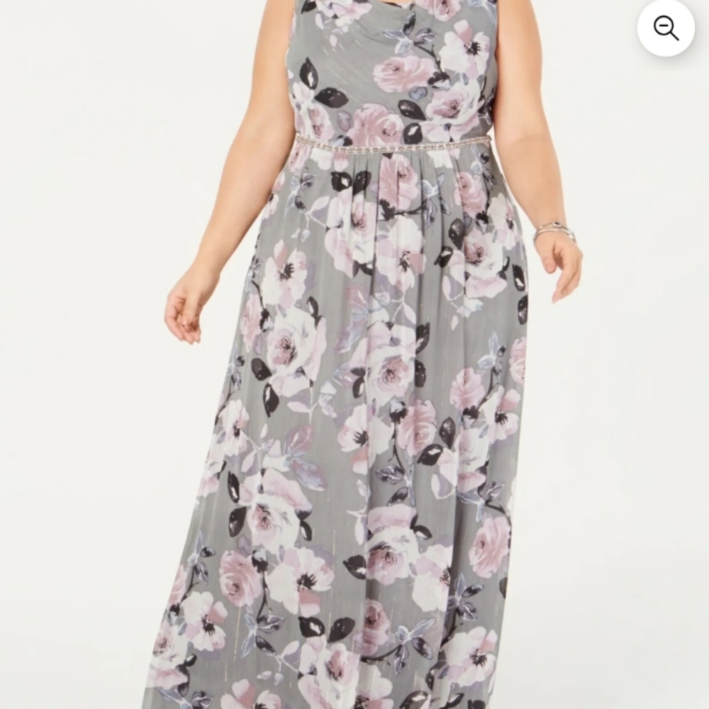 NWT 20 W SL Fashions Floral Maxi dress